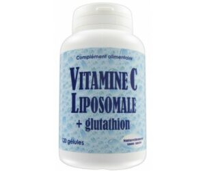 Vitamine c liposomale avec glutathion 120 gélules