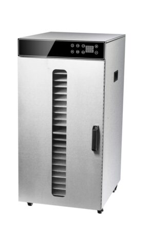 Déshydrateur Inox Pro 20 grilles de 40/38cm à commande digitale 1500W