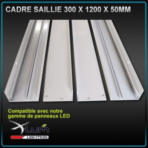 CADRE DALLE SAILLIE 30cm x120cm x 5cm LAQUE BLANC – Image 2