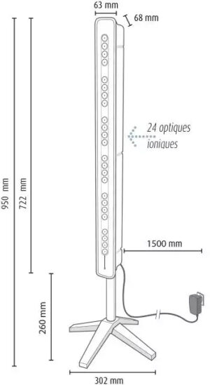 teqoya 450 purificateur ioniseur d'air