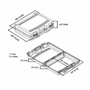 Mallette pour appareils de mesures (44 x 34 x 11 cm) – Image 3