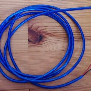 Câble enceintes QUELLIS Optima bleu, le mètre linéaire