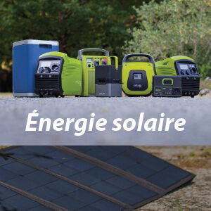 Stations d'énergie et panneaux solaires