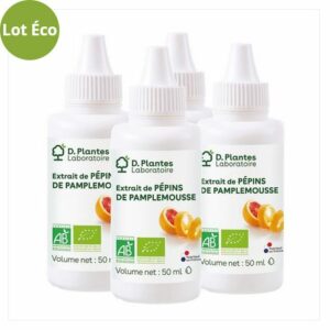 Pack 4 Pépins de Pamplemousse Extrait Bio - 4 x 50 ml