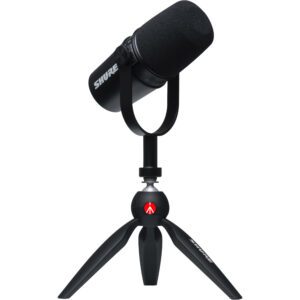 Microphone pour podcast SHURE MV7