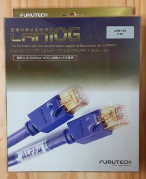 CORDON LAN 10G RJ45 Cat.6a S/FTP éthernet FURUTECH long. 3,6 m