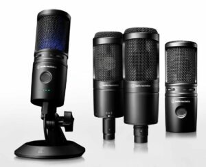 Microphone USB cardioïde à condensateur AUDIOTECHNICA AT2020USB-XP
